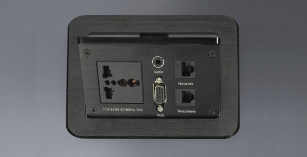 air support Tabletop hidden power socket