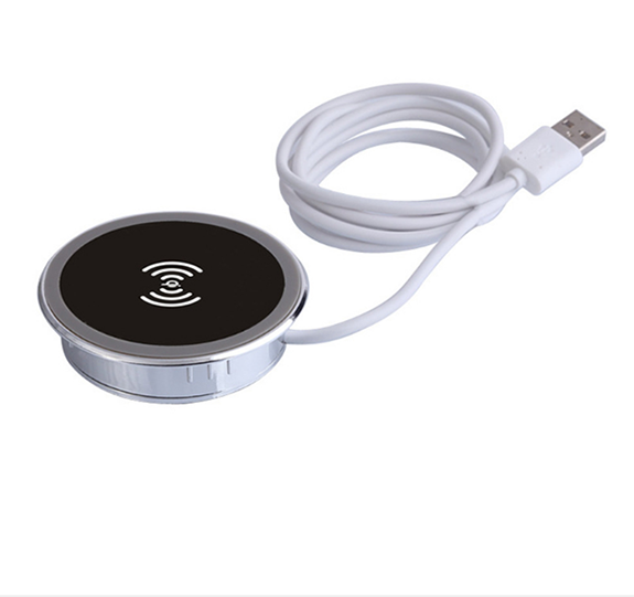 Furniture Embedded Wireless Charging Pad Qi desktop Wireless Charger