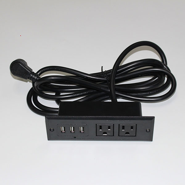 US standard furniture usb charger table power plug socket