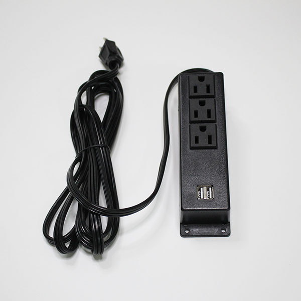 Chinese factory furniture desktop usb controlled power socket