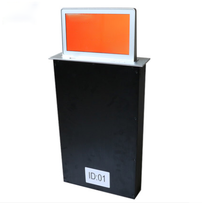 Smart electronic table name card lift